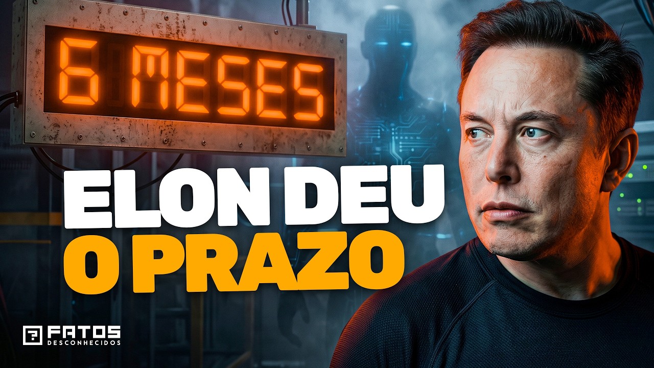 Elon Musk SABE o que vem aí e deu um prazo de meses