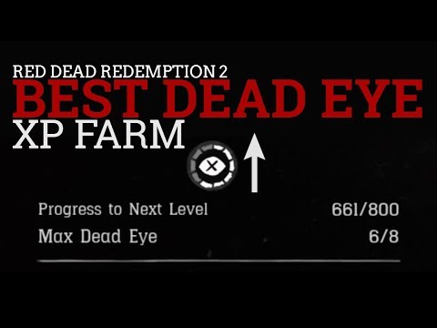 Red Dead Redemption 2 - BEST Way To Level Up Your Dead Eye And Collect Cards