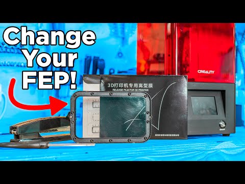 How To Replace The FEP Film On A Resin 3D Printer - Tips to do it Faster and Better
