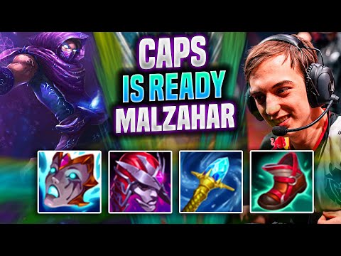 CAPS IS READY TO PLAY MALZAHAR! - G2 Caps Plays Malzahar MID vs Leblanc! | Preseason 2022