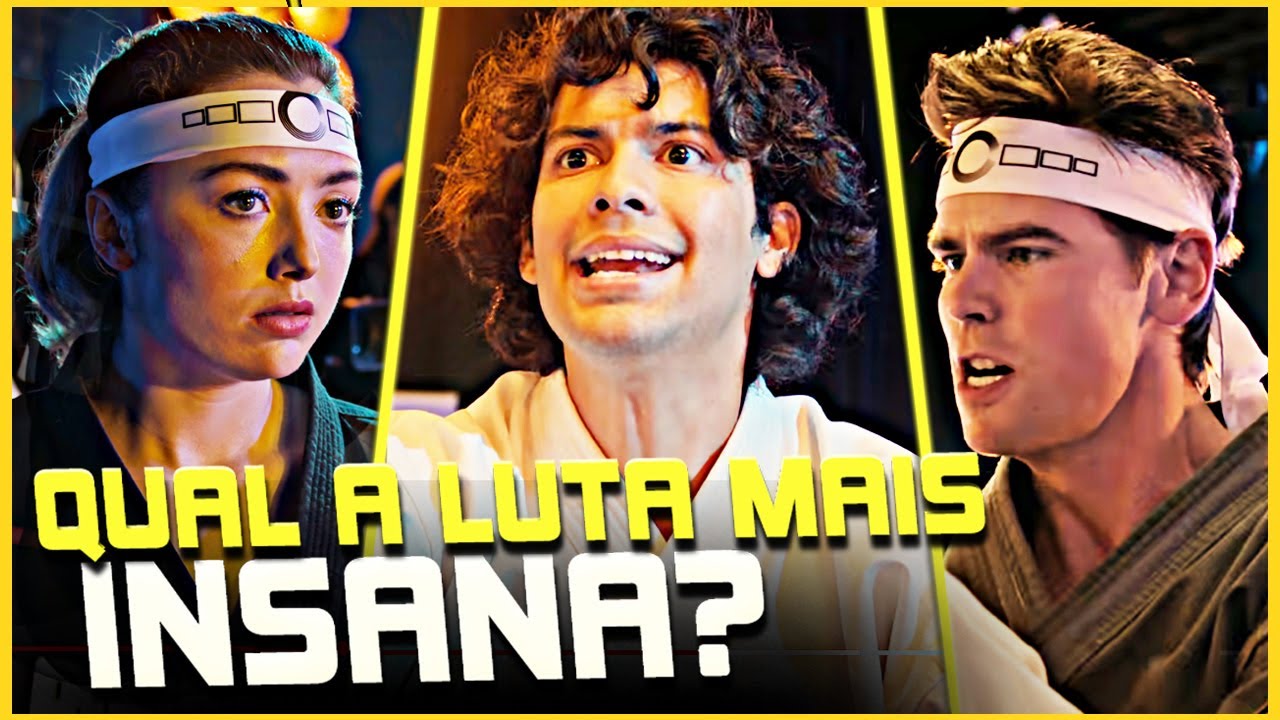 TOP 10 LUTAS MAIS INSANAS em COBRA KAI (QUAL A MELHOR?)