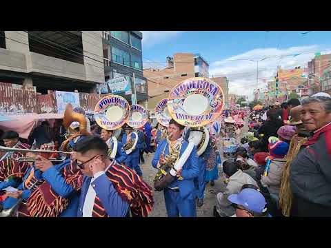 Comparsa Unión Fronterizo Sabaya en la Entrada de Tentaciones de Oruro 2026