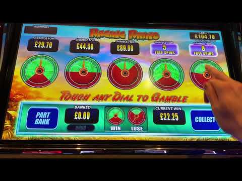 £200 vs Raging Rhino  Arcade FOBT Slots. £2 a go £500 Jackpot