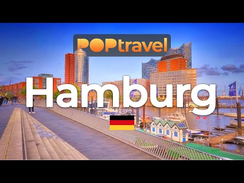HAMBURG, Germany - 4K HDR walking tour with captions