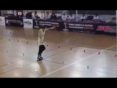 2014 WFSC Classic Slalom Junior Women 6th Place Chiu Yin Hsuan