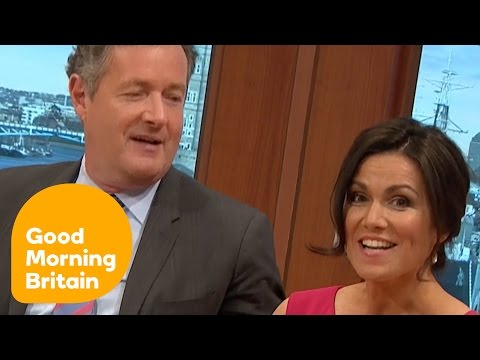 Piers Morgan Questions Susanna Reid About Her Relationship Status! | Good Morning Britain