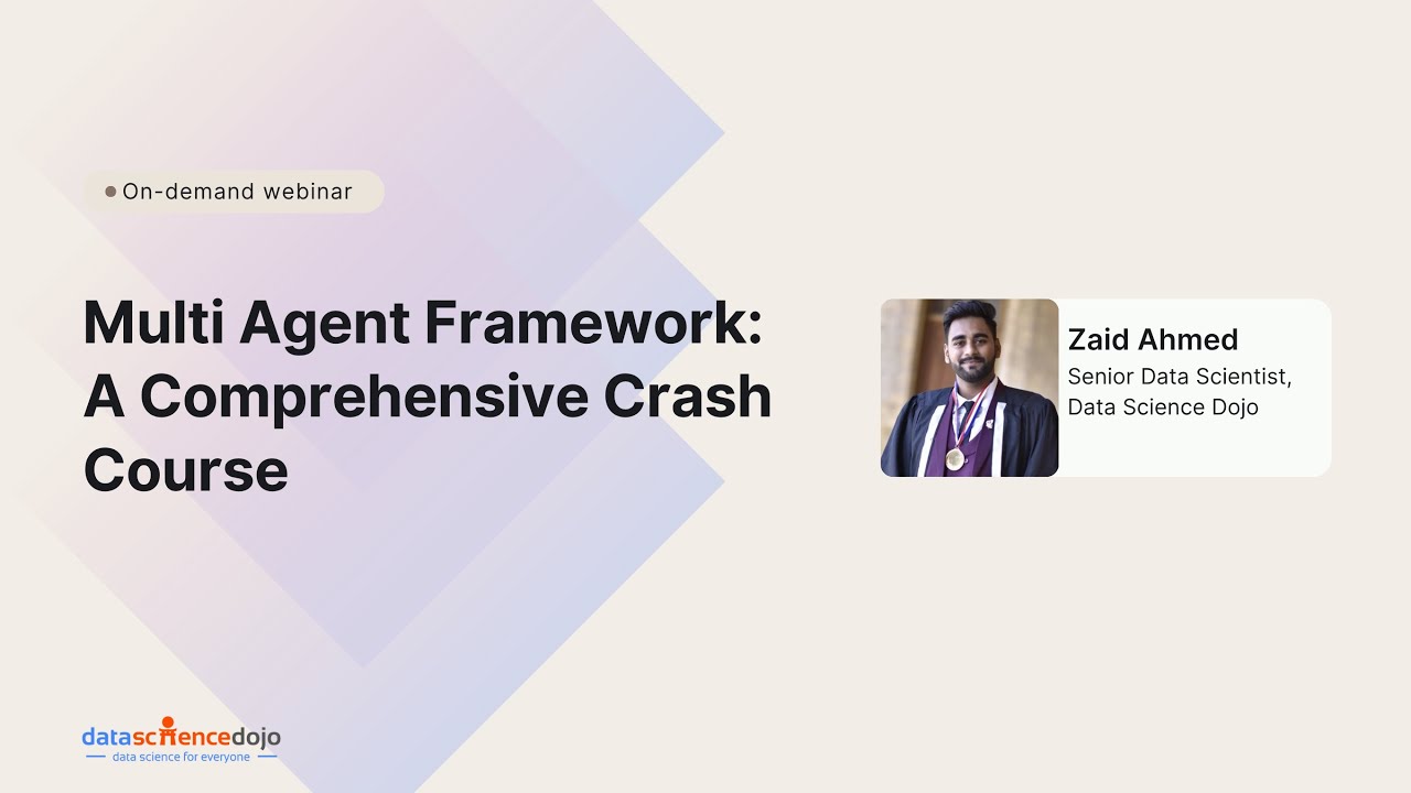 Multi Agent Framework: A Comprehensive Crash Course
