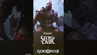 Magic the Gathering Play Station GOD OF WAR Secret Lair Drop Series Unboxing
