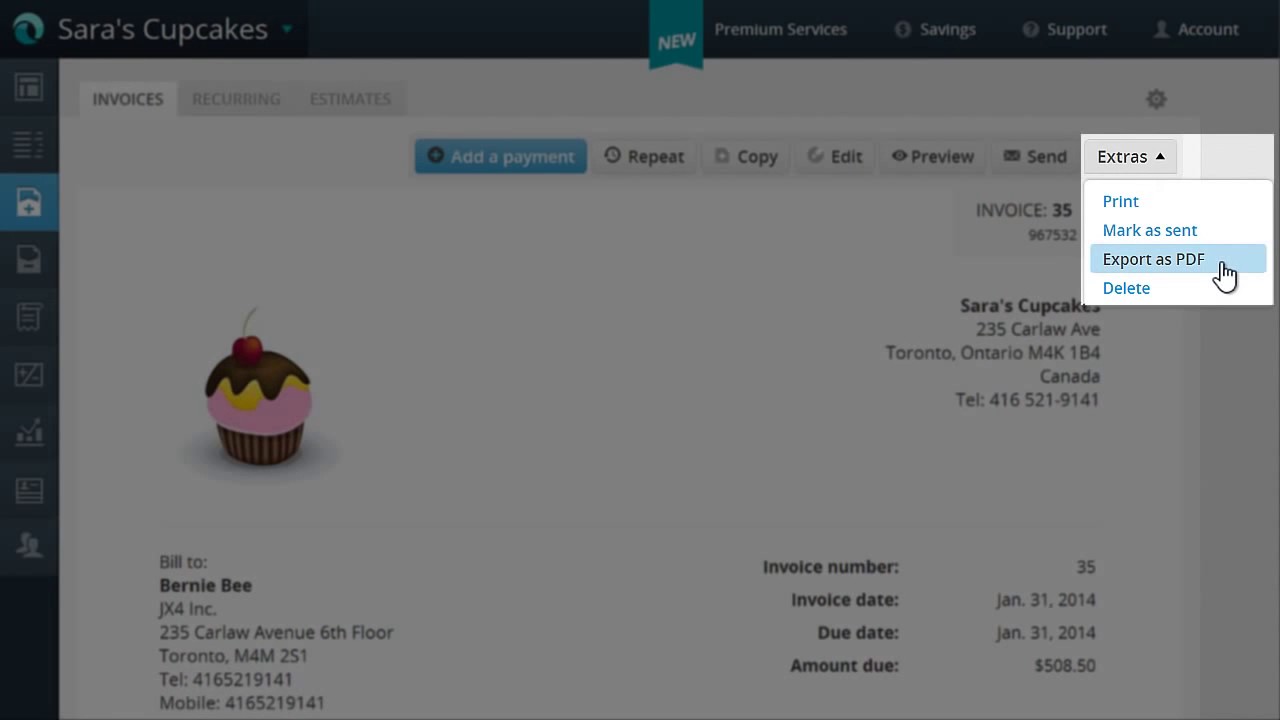 WaveApps Guide: How PDF Export Works