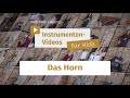 Das Horn Instrumentenvorstellvideos Für Kids