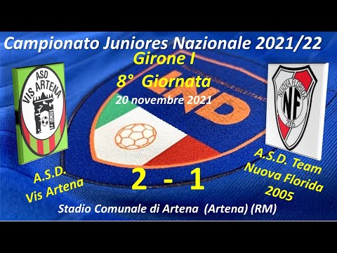 8°Giornata Campionato Juniores U.19 Naz. Asd Vis Artena - Asd Team Nuova Florida 2005 (20-11-2021)
