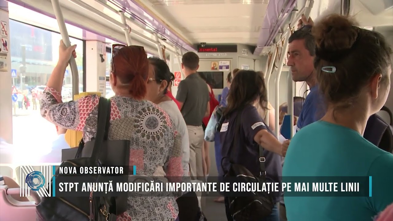 STPT anunță modificări importante de circulație pe mai multe linii