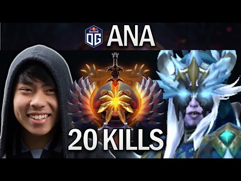 OG.ANA SMURF DROW RANGER WITH 21 KILLS - DOTA 2 PRO GAMEPLAY