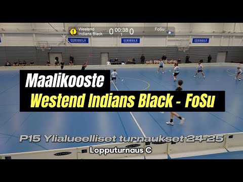 Maalikooste: Westend Indians Black - FoSu (P15 Ylialueelliset turnaukset 24-25)