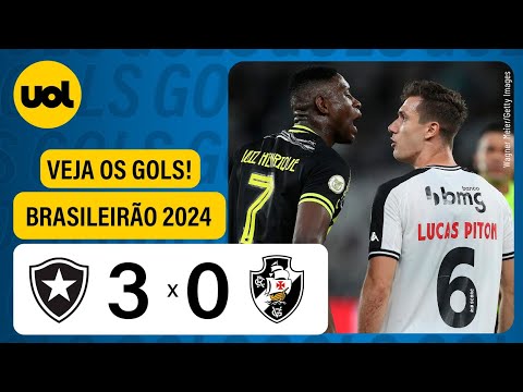 BOTAFOGO 3 X 0 VASCO - CAMPEONATO BRASILEIRO 2024; VEJA OS GOLS!