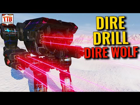 THE DIRE DRILL EATS MECHS FOR BREAKFAST! - German Mechgineering #280 - Mechwarrior Online 2021