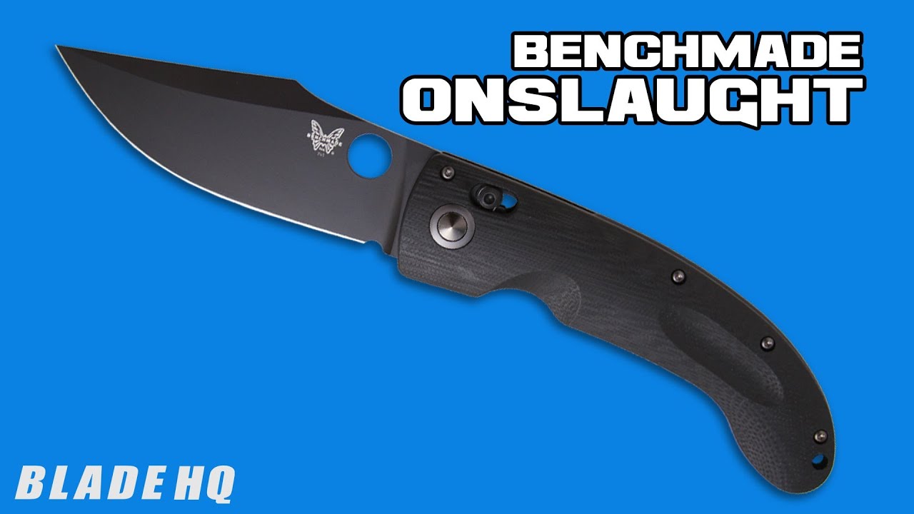 Benchmade Mini Onslaught AXIS Lock Knife (3.45" Satin) 746