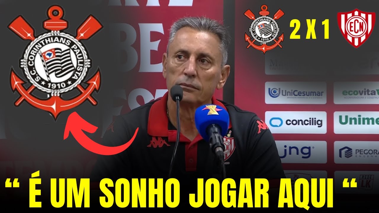 VEJA o que o TÉCNICO do noroeste FALOU da TORCIDA do Corinthians !!