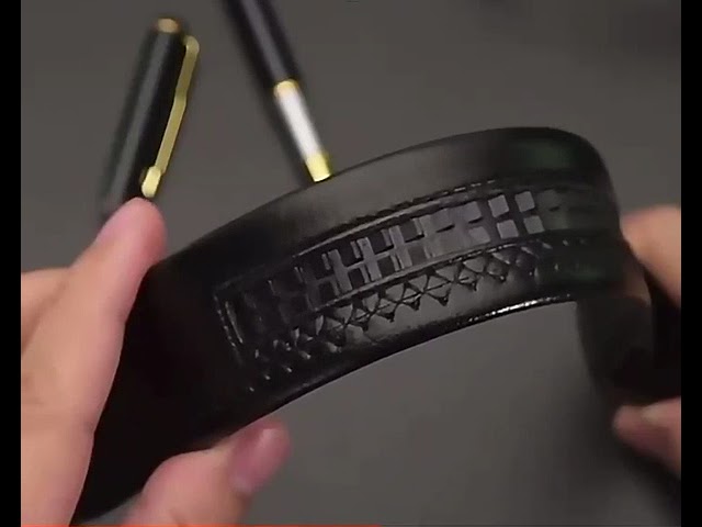 Vídeo relacionado con flintronic Cinturón Cuero Hombre, Cinturones Piel con Hebilla Automática, Sencillo y Clásico Perfecto Regalo