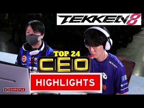 CEO Tekken 8 TOP 24 Highlights  (feat.JDCR,Doujin,ATIF,BOOK,many more.)