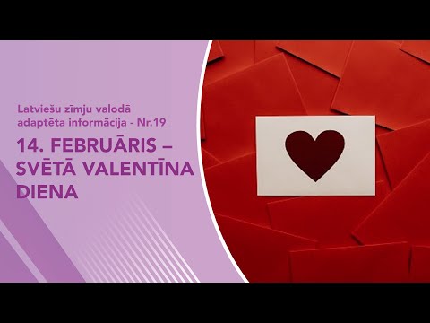 Nr. 19 “14. februāris – Svētā Valentīna diena”