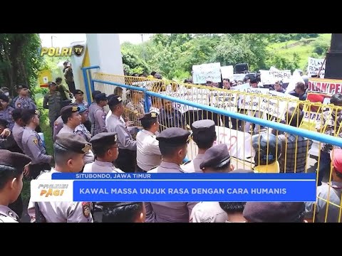 POLRES SITUBONDO KAWAL AKSI UNJUK RASA