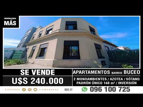 Video de YouTube - Apartamentos Venta 2 Monoambientes Buceo Montevideo iMas.uy LC *