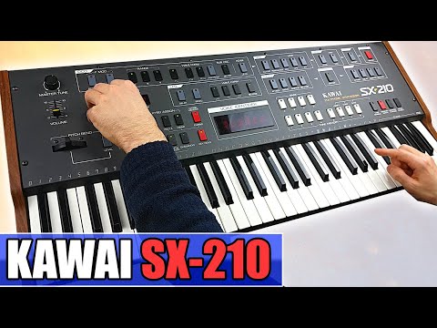 KAWAI SX-210 - Analog Synth Demo | Chord Memory & Envelope Looping