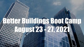 Better Buildings Boot Camp 2021