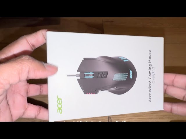 Vídeo relacionado con acer Ratón Gaming para Juegos con Cable, RGB Mouse Gaming Ergonómico 12800 dpi con 8 Botones, Botón de Disparo Rápido y Conductor Personalizable, Ideal para Juegos en PC y portátiles