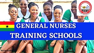 Government / Public Accredited General Nurses Training schools in Ghana