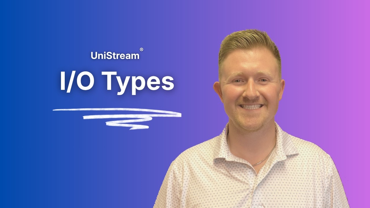 Unitronics UniStream: I/O Types