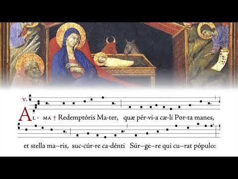 Alma Redemptoris Mater (Gracious Mother of Our Redeemer), Simple Tone in Latin