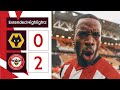 Wolverhampton Wanderers 0-2 Brentford | Extended Premier League Highlights