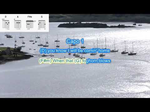 Into the Mystic by Van Morrison play along with scrolling guitar chords and lyrics