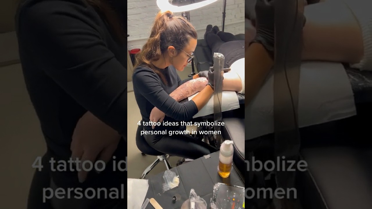 Tattoo ideas that symbolize PERSONAL GROWTH in WOMEN! #tattoo #womenempowerment