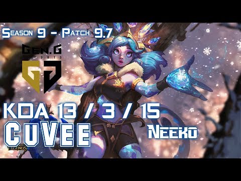 Gen CuVee NEEKO vs KAYLE Top - Patch 9.7 KR Ranked