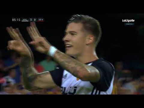 RESUMEN VALENCIA CF 4-0 SEVILLA LIGA SANTANDER 2017-2018
