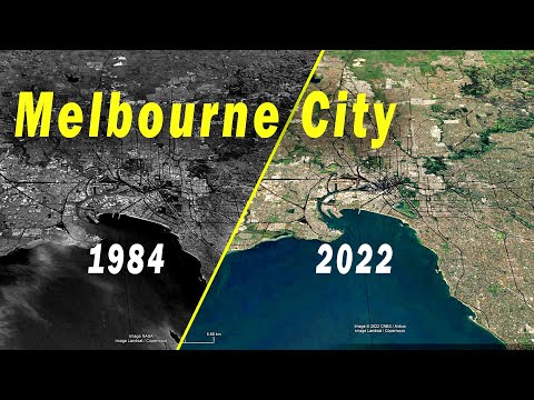 Melbourne City Transformation Time Lapse