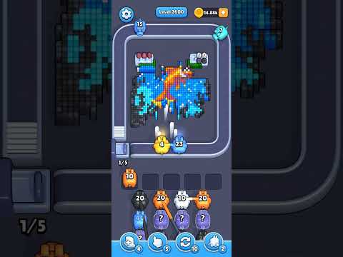 Pixel Flow Level 2600 Walkthrough