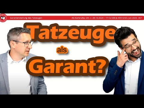 Garantenstellung des Tatzeugen