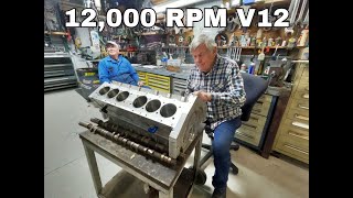 12,000 RPM  Homemade V12  Engine Update- Aardema Braun 2024