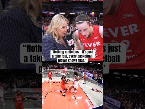 Caitlin Clark on her flagrant 1 on Angel Reese