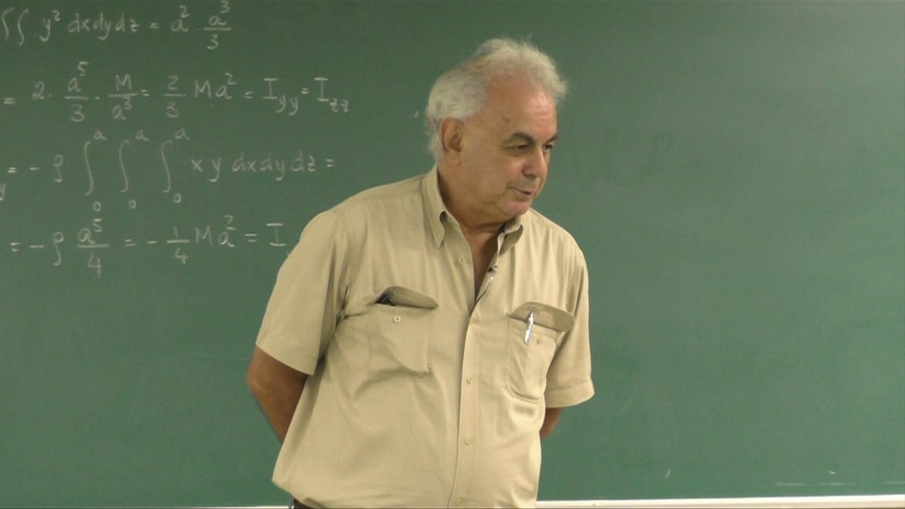 Aula 34.2 - Exemplo: cálculo do tensor de inércia de um cubo sólido