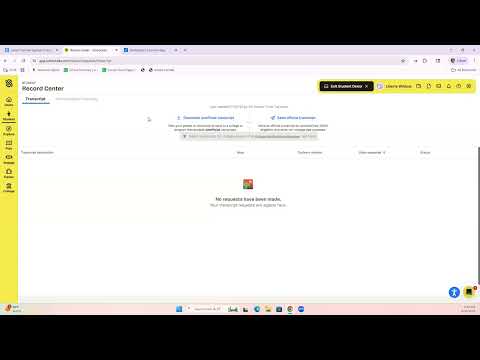 Unofficial Transcript Access Sl