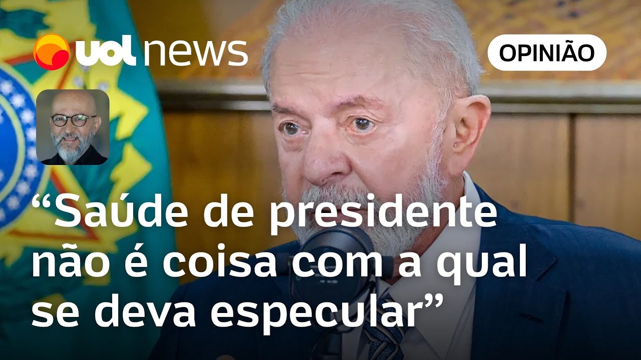 Lula sofre acidente: Saúde presidencial pede boletins médicos com transparência total, diz Josias