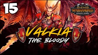 THE BLOODY DRAGON SLAYER! Total War: Warhammer 3 - Valkia the Bloody - Immortal Empires Campaign #15