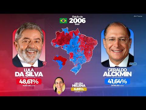 Como os estados do Brasil votaram para presidente em 2006