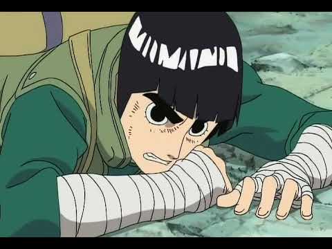 rock lee vs gitai muscular stone giant