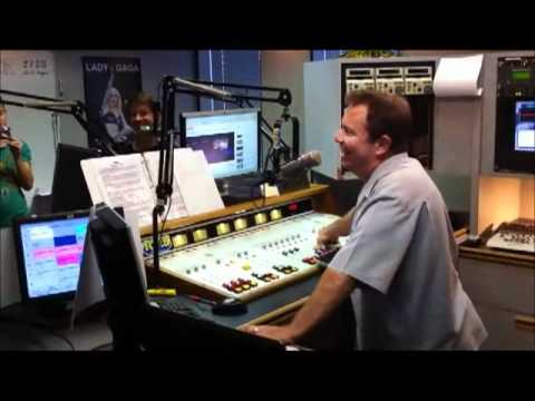 Danyl at Nashville's radio station "107.5 The River", 13th June 2011